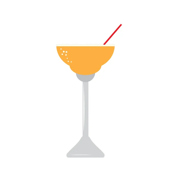 Geïsoleerde cocktail pictogram — Stockvector