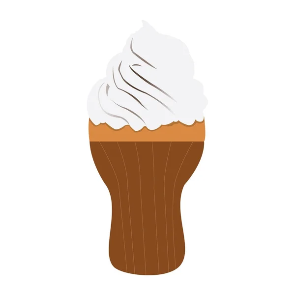 Icône de crème glacée — Image vectorielle