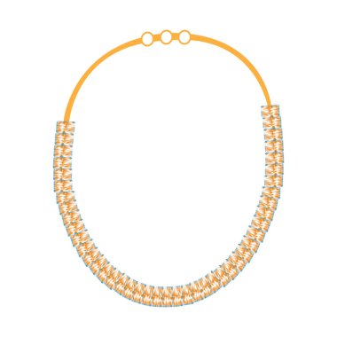 İzole kolye simgesi