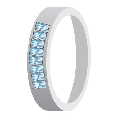 İzole yüzük simgesi