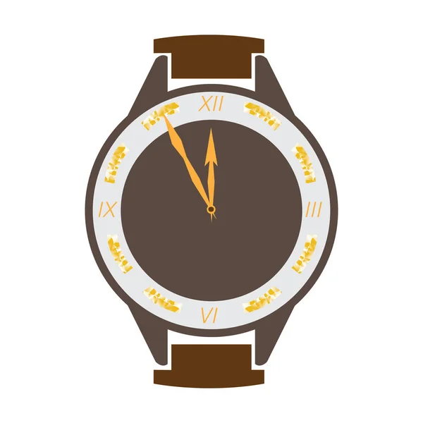 Ícone de relógio de pulso — Vetor de Stock