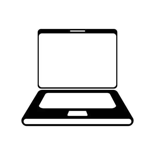 Laptop computer icon image — Stock Vector