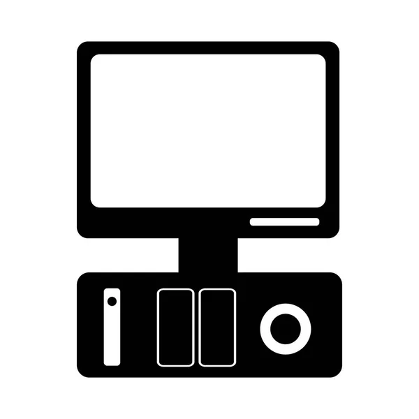 Obraz ikony pulpitu komputera — Wektor stockowy