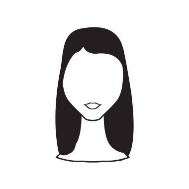 Soyut kadın avatar