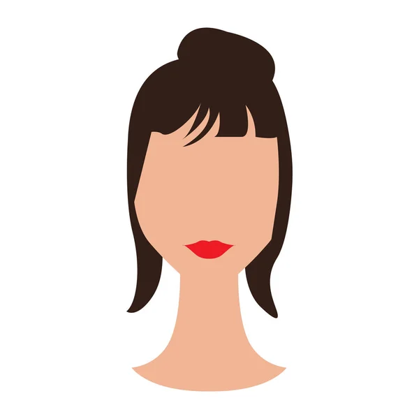 Abstract vrouw avatar — Stockvector