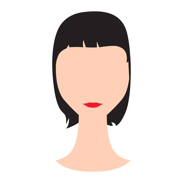 Abstract vrouw avatar — Stockvector