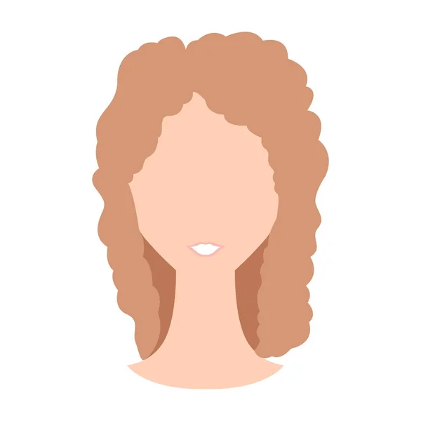 Abstract vrouw avatar — Stockvector