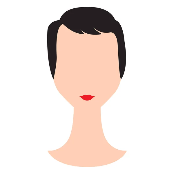 Abstract vrouw avatar — Stockvector