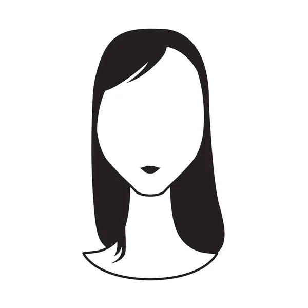 Abstrakta kvinna avatar — Stock vektor