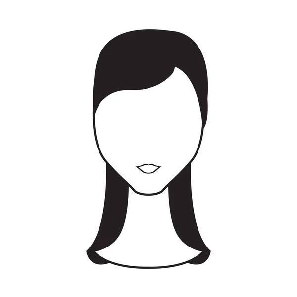 Mulher abstrato avatar — Vetor de Stock