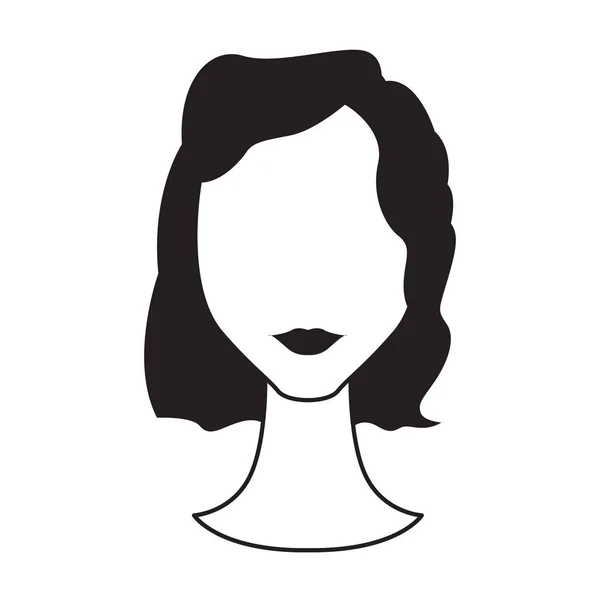 Abstrakta kvinna avatar — Stock vektor