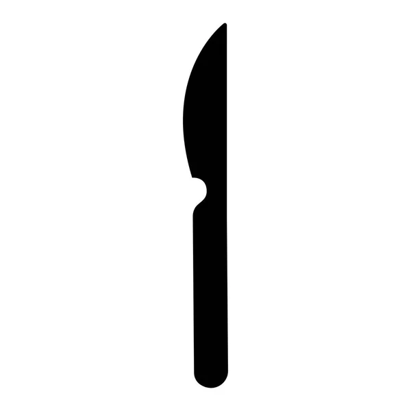 Obrázek ikony nože — Stockový vektor
