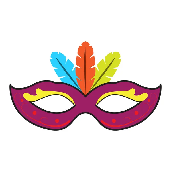 Mardi gras mask — Stock Vector