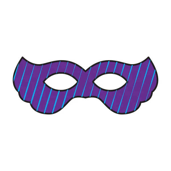 Masker van Mardi Gras — Stockvector