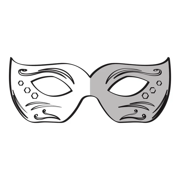 Ícone de máscara Mardi Gras — Vetor de Stock