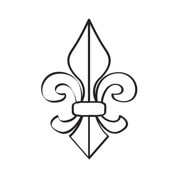 Fleur de lys icon — стоковий вектор