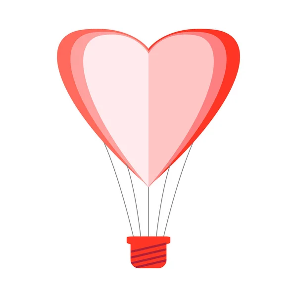 ハート型の気球 — ストックベクタ