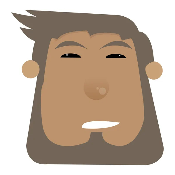 Hombre feliz avatar — Vector de stock