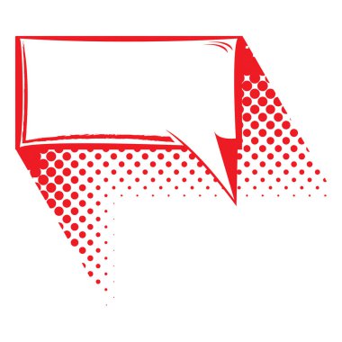 boş çizgi roman konuşma balonu