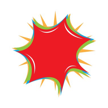 Komik izole kabarcık