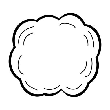 Komik izole kabarcık