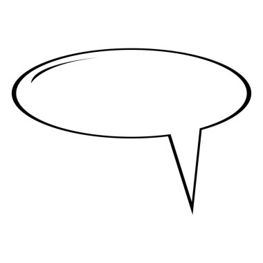 boş çizgi roman konuşma balonu