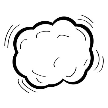 Komik izole kabarcık