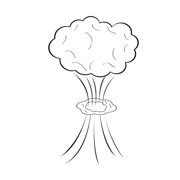 Isolerade komiska explosion — Stock vektor