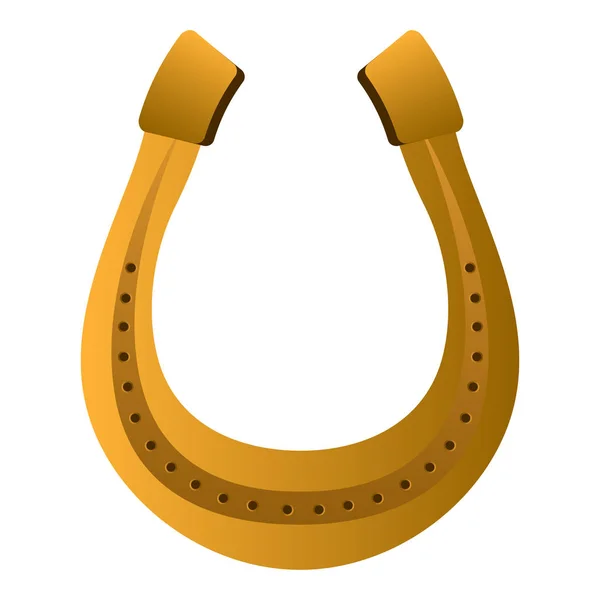 Golden horseshoe image — Stock Vector