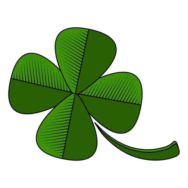 Four leaf clover icon — Stock Vector