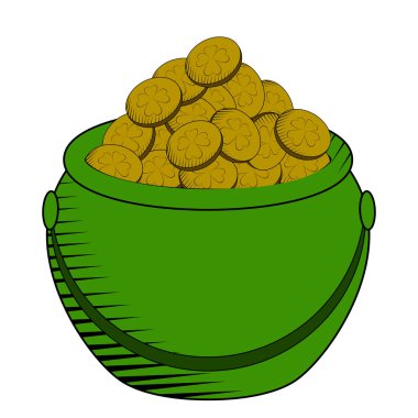 Madeni para pot simgesi