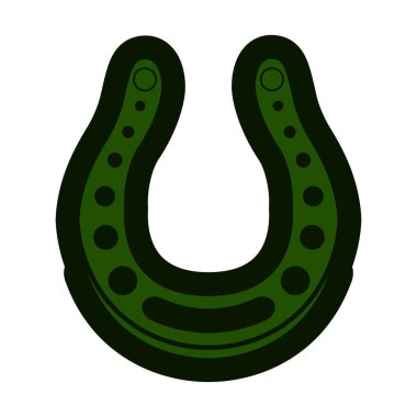 İzole at nalı simgesi