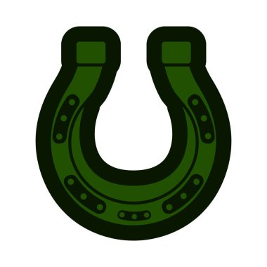 İzole at nalı simgesi