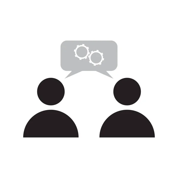 Teamwork concept icon — Stock Vector
