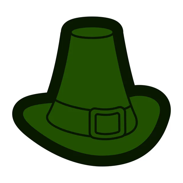Icône de chapeau de lutin — Image vectorielle
