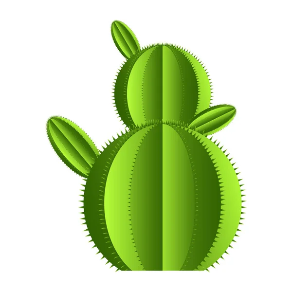 Izolované roztomilé kaktus — Stockový vektor