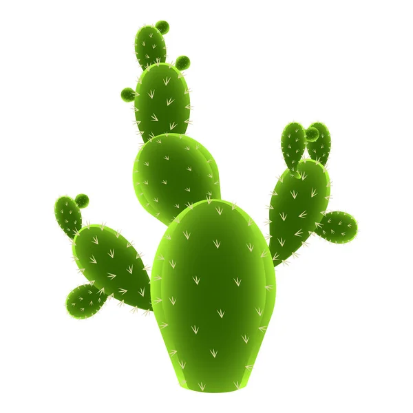 Terisolasi kaktus lucu - Stok Vektor