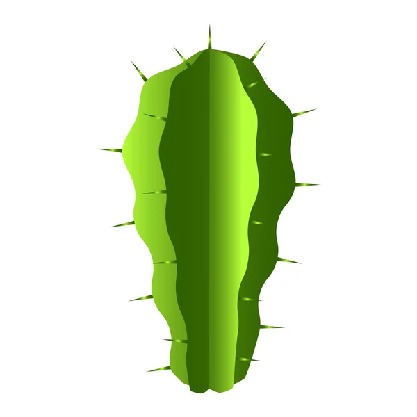 Cactus lindo aislado — Vector de stock