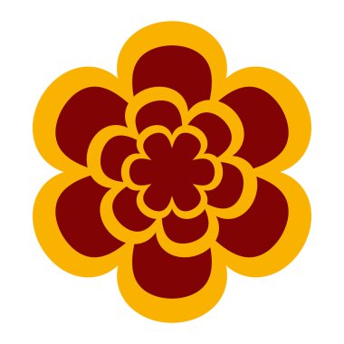 Dekoratif Asya çiçeği