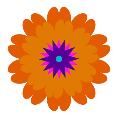 Dekoratif Asya çiçeği