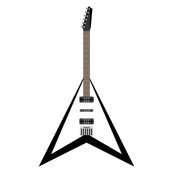 Imagen de guitarra eléctrica — Vector de stock