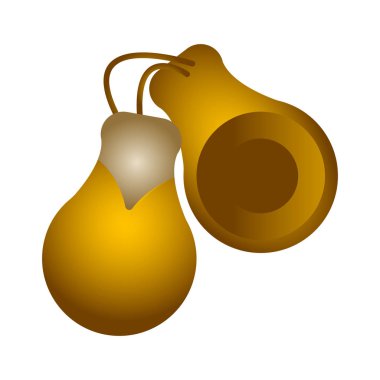 İzole kastanyet. Müzik aleti