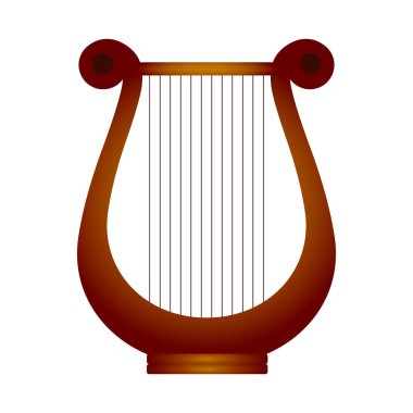 İzole lir. Müzik aleti