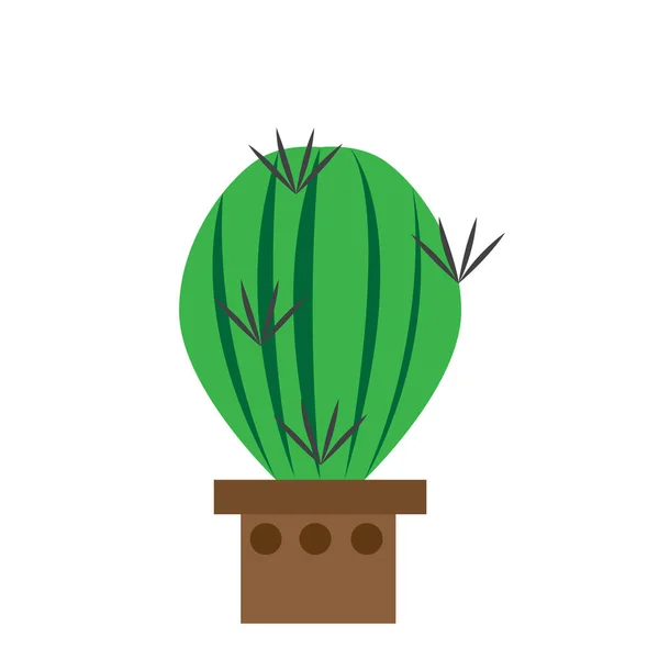 Cartoon cactus icon — Stock Vector