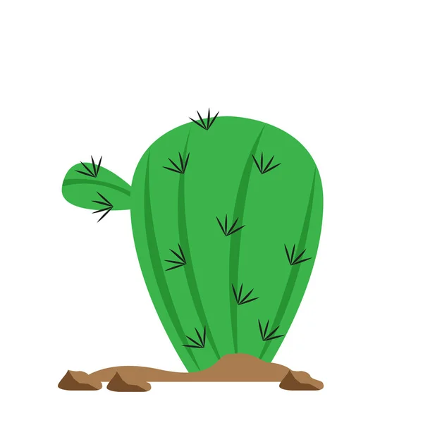 Cartoon cactus icon — Stock Vector