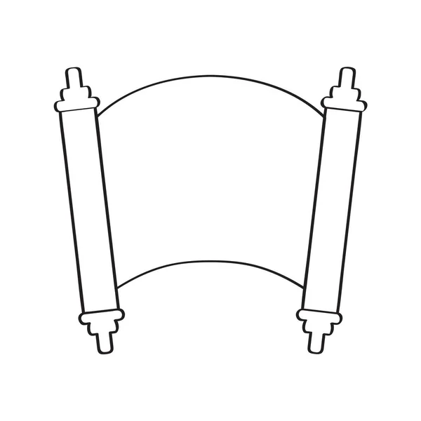 Traditionelle Tora iocn — Stockvektor