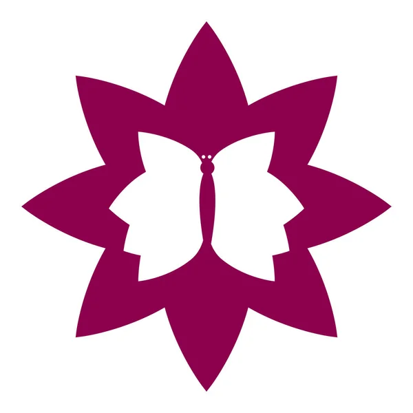 Logo na białym tle spa — Wektor stockowy