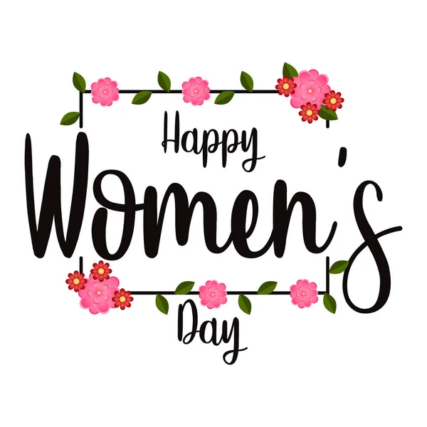 Dzień szczęśliwy kobiet — Wektor stockowy
