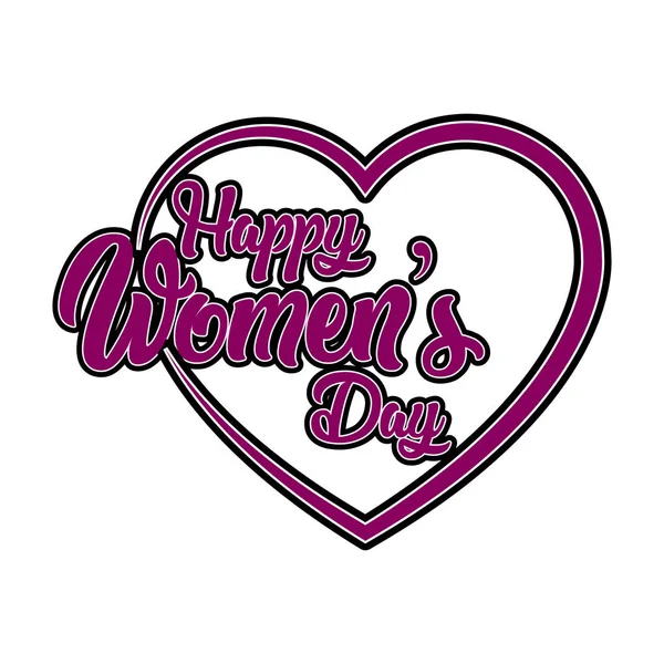 Happy women day — Stock Vector