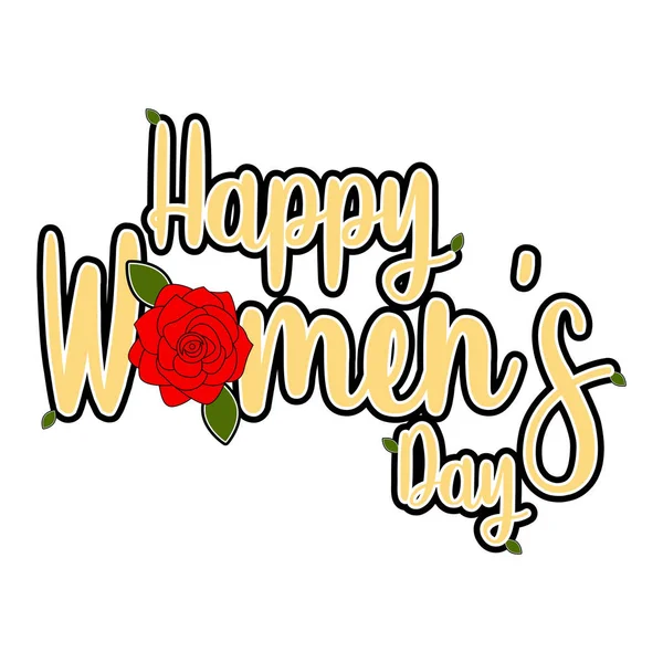 Happy women day — Stock Vector